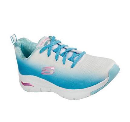 Dámské Tréninkové Boty Skechers Arch Fit - Vibrant Step Blankyt | CZ_4673E
