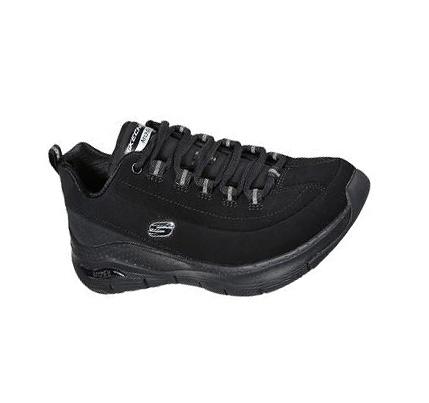 Dámské Tréninkové Boty Skechers Arch Fit - Metro Skyline Černé | CZ_46850
