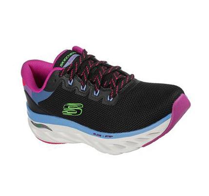 Dámské Tréninkové Boty Skechers Arch Fit Glide-Step - Highlighter Černé Viacfarebný | CZ_4748C