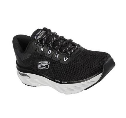 Dámské Tréninkové Boty Skechers Arch Fit Glide-Step - Highlighter Černé Bílé | CZ_4773B