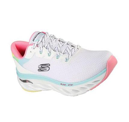 Dámské Tréninkové Boty Skechers Arch Fit Glide-Step - Highlighter Bílé Viacfarebný | CZ_48238