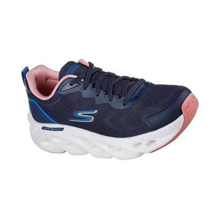 Dámské Tréninkové Boty Skechers GO RUN Swirl Tech - Outbreak Tmavě Blankyt Růžové | CZ_A4230
