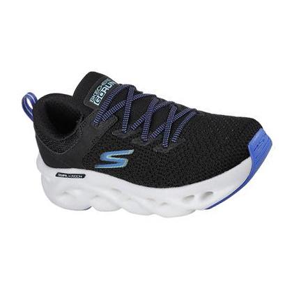 Dámské Tréninkové Boty Skechers GOrun Swirl Tech - Dash Charge Černé | CZ_7294L