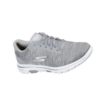 Dámské Tréninkové Boty Skechers GOwalk 5 - True Šedé | CZ_46354