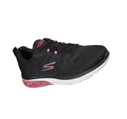 Dámské Tréninkové Boty Skechers GOwalk Air 2.0 - Dynamic Virtue Černé Růžové | CZ_A773D