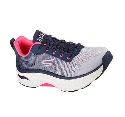 Dámské Tréninkové Boty Skechers Max Cushioning Arch Fit - Delphi Tmavě Blankyt Růžové | CZ_6873X