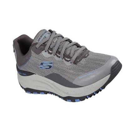 Dámské Turistické Boty Skechers Relaxed Fit: D'Lux Trailové Šedé | CZ_67785