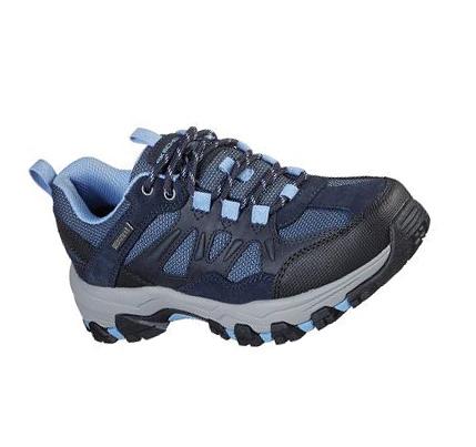 Dámské Turistické Boty Skechers Relaxed Fit: Selmen - West Highland Tmavě Blankyt Šedé | CZ_6803D