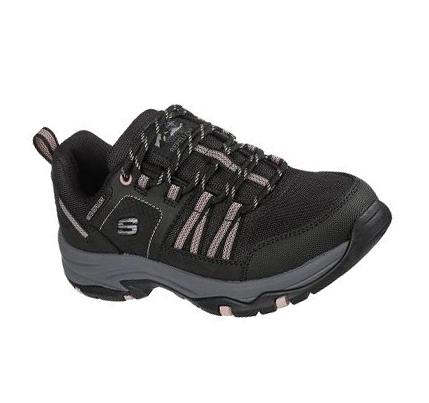 Dámské Turistické Boty Skechers Relaxed Fit: Trego - Drift-In Černé | CZ_68170