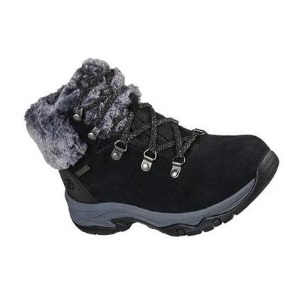 Dámské Turistické Boty Skechers Relaxed Fit: Trego - Falls Finest Černé | CZ_6842W