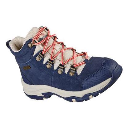Dámské Turistické Boty Skechers Relaxed Fit: Trego - El Capitan Tmavě Blankyt Béžový | CZ_6855D