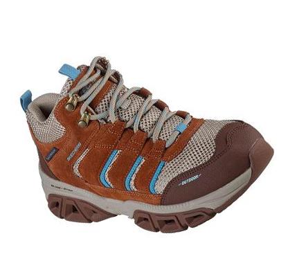 Dámské Turistické Boty Skechers Relaxed Fit: Glide-Step Atlan Hnědé | CZ_6878L