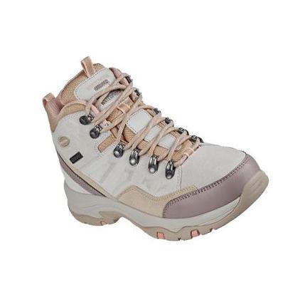 Dámské Turistické Boty Skechers Relaxed Fit: Trego - RM Béžový | CZ_6892K