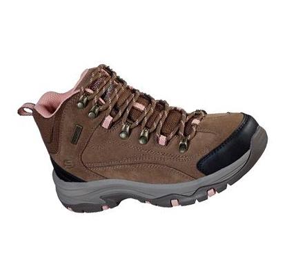 Dámské Turistické Boty Skechers Relaxed Fit: Trego - Alpine Trailové Hnědé | CZ_6926S