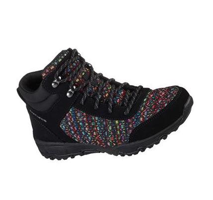 Dámské Turistické Boty Skechers Seager Hiker - Art-Beat Černé Viacfarebný | CZ_68518