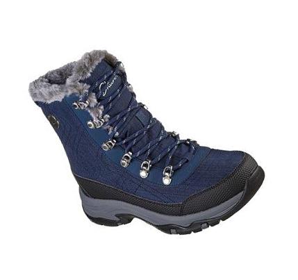 Dámské Turistické Boty Skechers Trego - Cold Blues Tmavě Blankyt | CZ_6826L