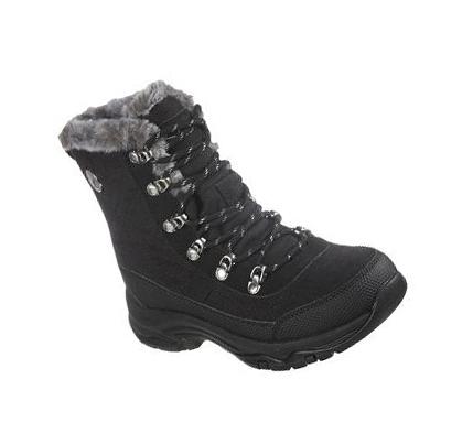 Dámské Turistické Boty Skechers Trego - Cold Blues Černé | CZ_6828C