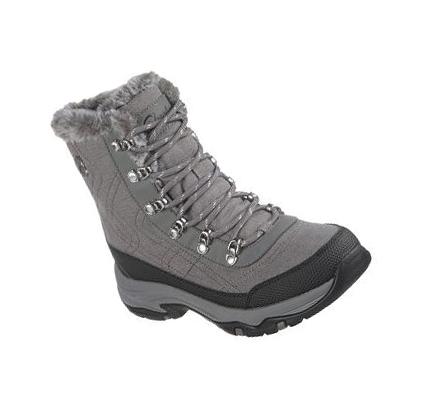 Dámské Turistické Boty Skechers Trego - Cold Blues Šedé | CZ_68305