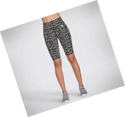 Dámské Šortky Skechers BOBS Heart Eyes Bike Černé Béžový | CZ_5984W