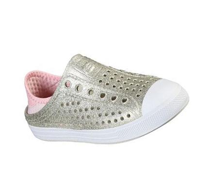 Dívčí Boty Casual Skechers Guzman Steps - Glitter Mist Zlaté | CZ_3345D