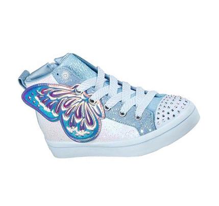 Dívčí Boty Casual Skechers Twi-Lites 2.0 - Butterfly Wishes Blankyt | CZ_41200