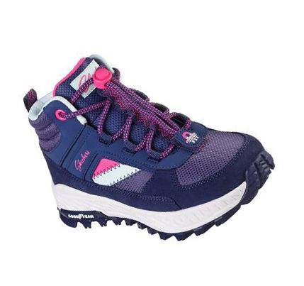 Dívčí Boty Skechers Fuse Tread - Let's Explore Tmavě Blankyt | CZ_3120A