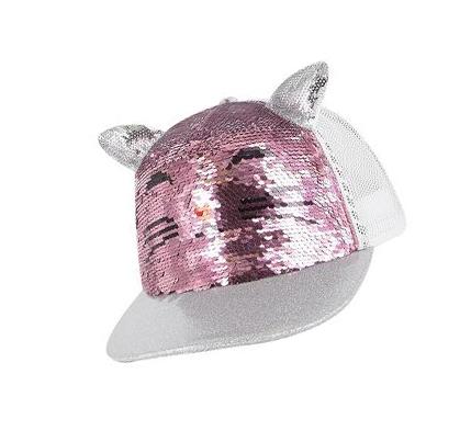 Dívčí Klobouky Skechers Caticorn Sequin Trucker Růžové Bílé | CZ_A9950