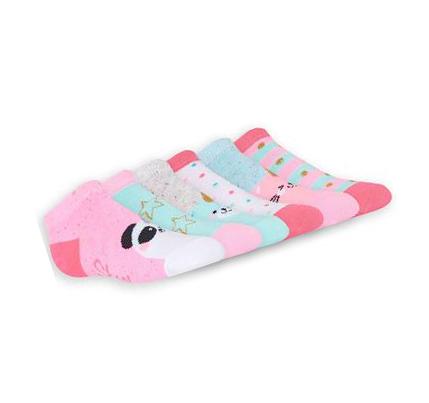 Dívčí Ponožky Skechers 6 Pack Low Cut Cute Růžové | CZ_A420K