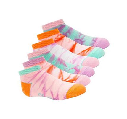 Dívčí Ponožky Skechers 6 Pack Pastel Tie Dye Viacfarebný | CZ_A495Q