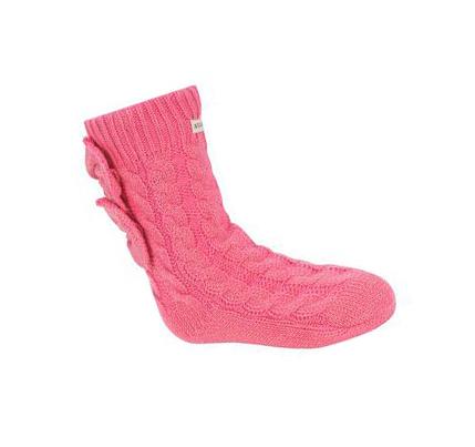 Dívčí Ponožky Skechers GO LOUNGE Crew Bow - 1 Pack Růžové | CZ_A970L