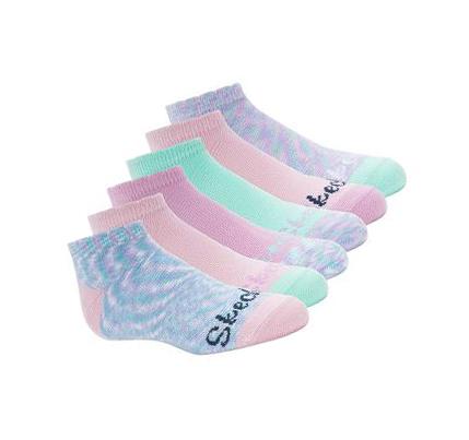 Dívčí Ponožky Skechers Pastel Low Cut - 6 Pack Viacfarebný | CZ_A4450
