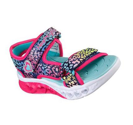 Dívčí Sandály Skechers Flutter Heart Tmavě Blankyt Viacfarebný | CZ_5095Q