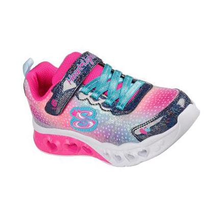 Dívčí Tenisky Skechers Flutter Heart Lights - Simply Love Tmavě Blankyt Viacfarebný | CZ_72205