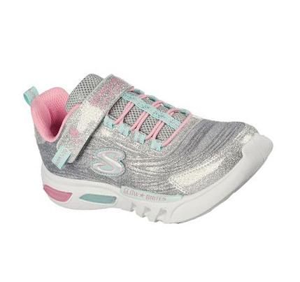 Dívčí Tenisky Skechers Glow-Brites - Dazzle Force Světle Šedé | CZ_7145G