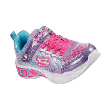 Dívčí Tenisky Skechers Sweetheart Lights - Let's Shine Fialové Viacfarebný | CZ_7170R