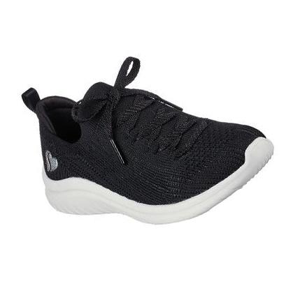 Dívčí Tenisky Skechers Ultra Flex 2.0 - Classic Černé Bílé | CZ_6945P
