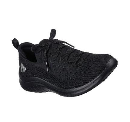 Dívčí Tenisky Skechers Ultra Flex 2.0 - Classic Černé | CZ_6970K