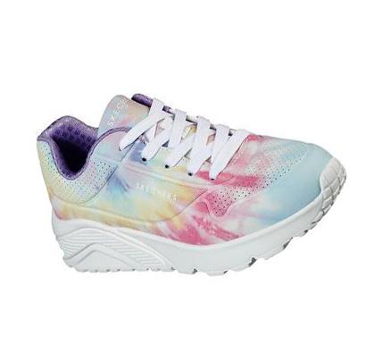 Dívčí Tenisky Skechers Uno Lite - Cloudy Dye Bílé Viacfarebný | CZ_60700