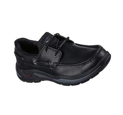 Pánské Boty Sebago Skechers Arch Fit Motley - Hosco Černé | CZ_79310