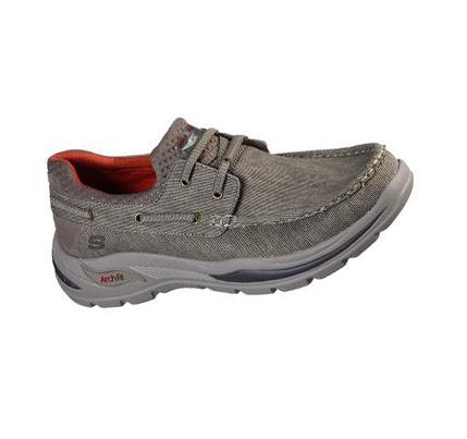Pánské Boty Sebago Skechers Arch Fit Motley - Oven Hnědé | CZ_7956A