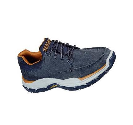 Pánské Boty Sebago Skechers Relaxed Fit: Respected - Loleto Tmavě Blankyt | CZ_77814