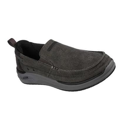 Pánské Boty Sebago Skechers Relaxed Fit: Arch Fit Melo - Port Bow Černé | CZ_7806L