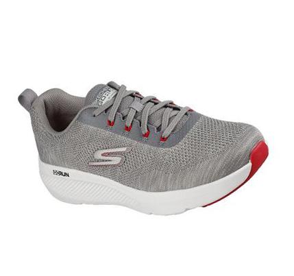 Pánské Běžecké Boty Skechers GOrun Elevate - Cipher Šedé Červené | CZ_4489D