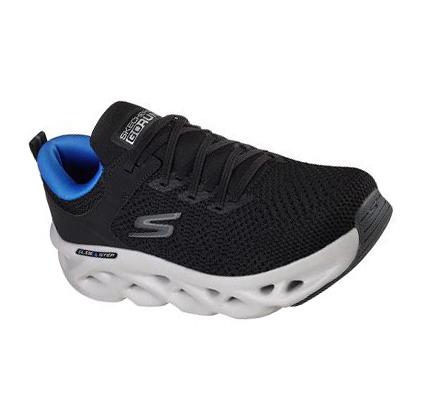 Pánské Běžecké Boty Skechers GOrun Swirl Tech - Dash Charge Černé Blankyt | CZ_6462L