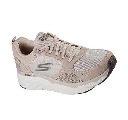 Pánské Běžecké Boty Skechers Max Cushioning Elite - Grand Suite Béžový | CZ_6112K