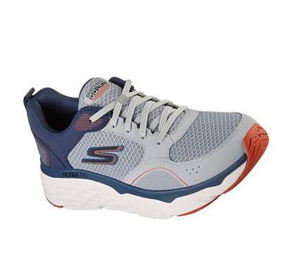 Pánské Běžecké Boty Skechers Max Cushioning Elite - Rivalry Šedé Tmavě Blankyt | CZ_62000
