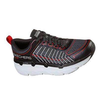 Pánské Běžecké Boty Skechers Max Cushioning Premier - Endeavour Černé Červené | CZ_6264A