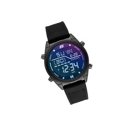Pánské Hodinky Skechers Accessories Blue Face Digitální Černé | CZ_A337D