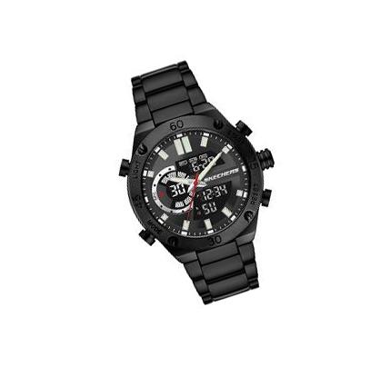 Pánské Hodinky Skechers Analog Chrono Černé | CZ_A364A