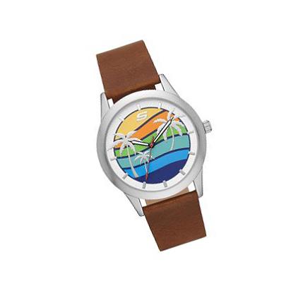 Pánské Hodinky Skechers Beachtime Hnědé | CZ_A264K